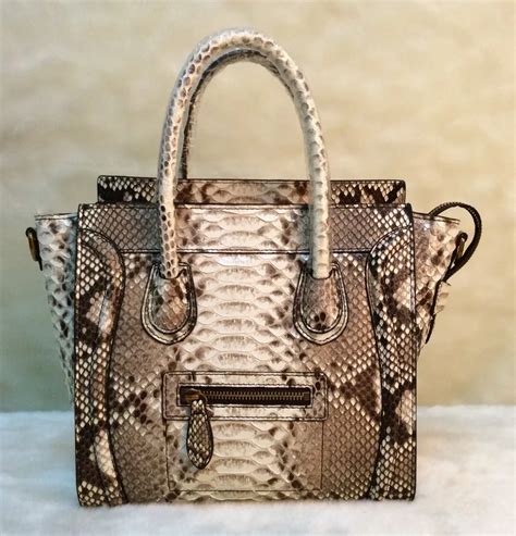 real snakeskin bag price